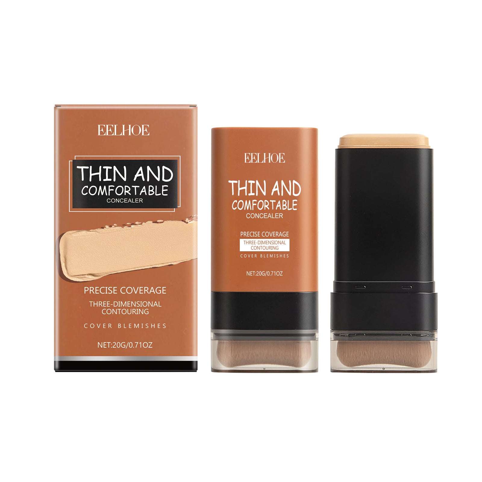 Foundation Stick With Brush,Makeup Foundation Concealer, Concealer Makeup Foundation Full Coverage ,milk Makeup Foundation ,Concealer Full Coverage - Bellarte Enchanté Foundation Stick With Brush,Makeup Foundation Concealer, Concealer Makeup Foundation Full Coverage ,milk Makeup Foundation ,Concealer Full Coverage